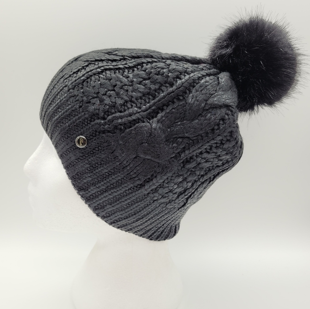 BARTS | pompom cable fisherman coated knit beanie toque winter hat